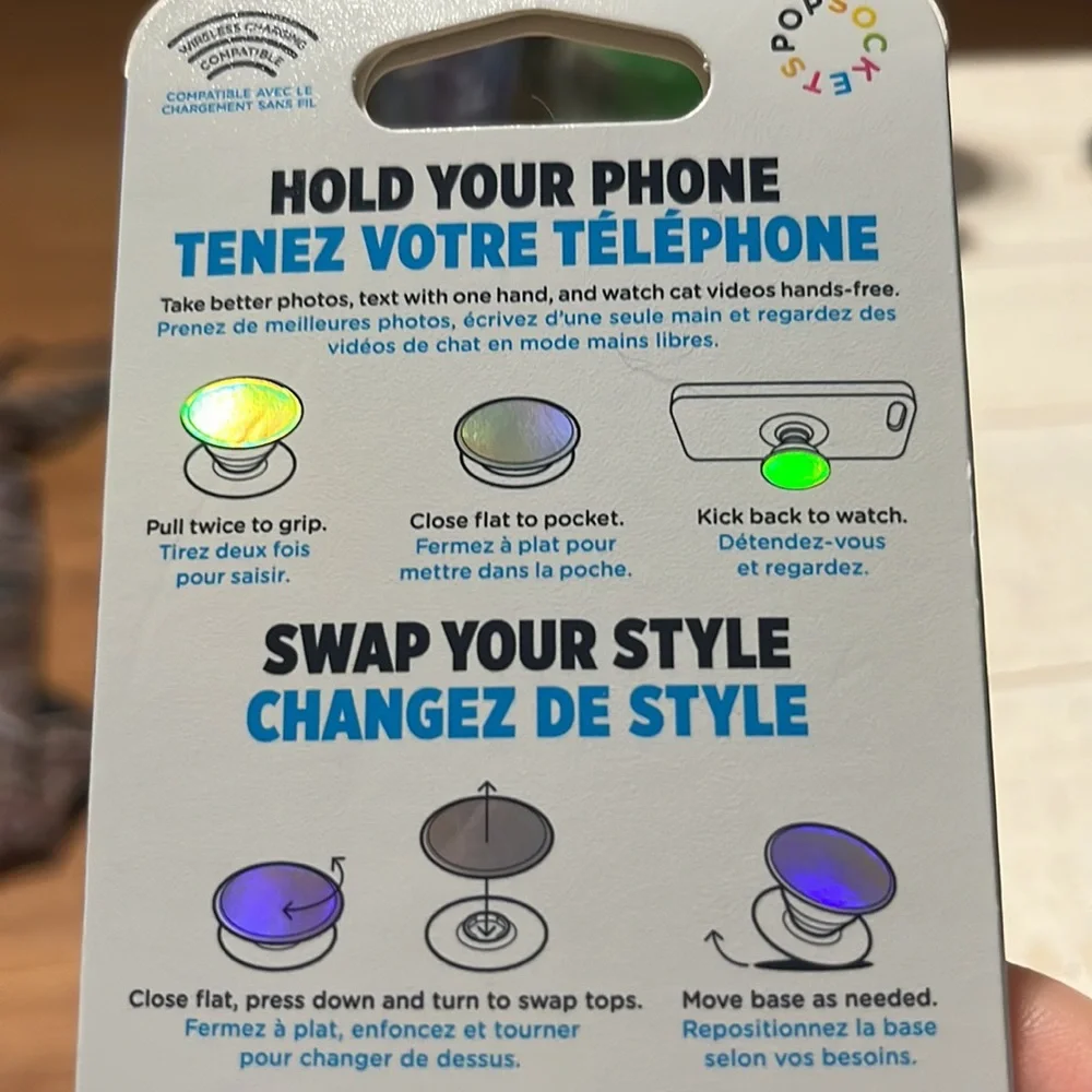 BNWT POPSOCKETS POPGRIP- Cute Leopard print.